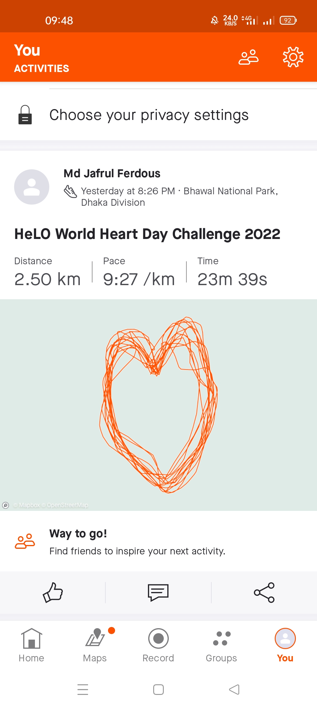 HeLO World Heart Day Challenge 2022